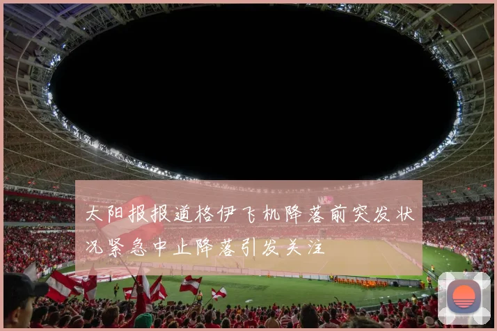 太阳报报道格伊飞机降落前突发状况紧急中止降落引发关注